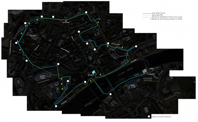 City Wall Circuit Map